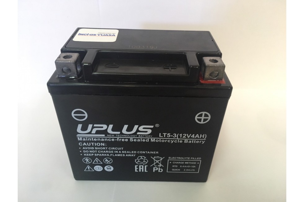 Аккумулятор UPLUS Super Star LT5-3 (YTX5L)
